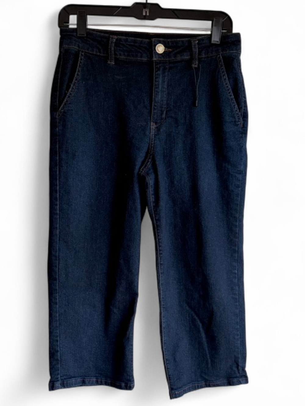 Rachel Zoe Straight Leg Cropped Capri Blue Jeans Size 8